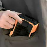 Portable Waist Fan With Power Bank & LED Flashlight